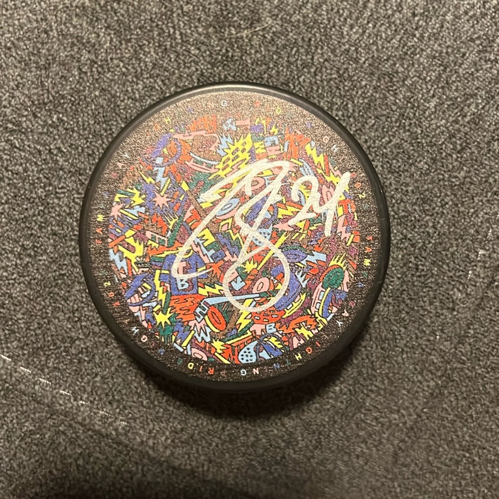 Tampa Bay Lightning Signed Puck